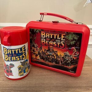 Vintage Aladdin Battle of the Beasts Lunchbox